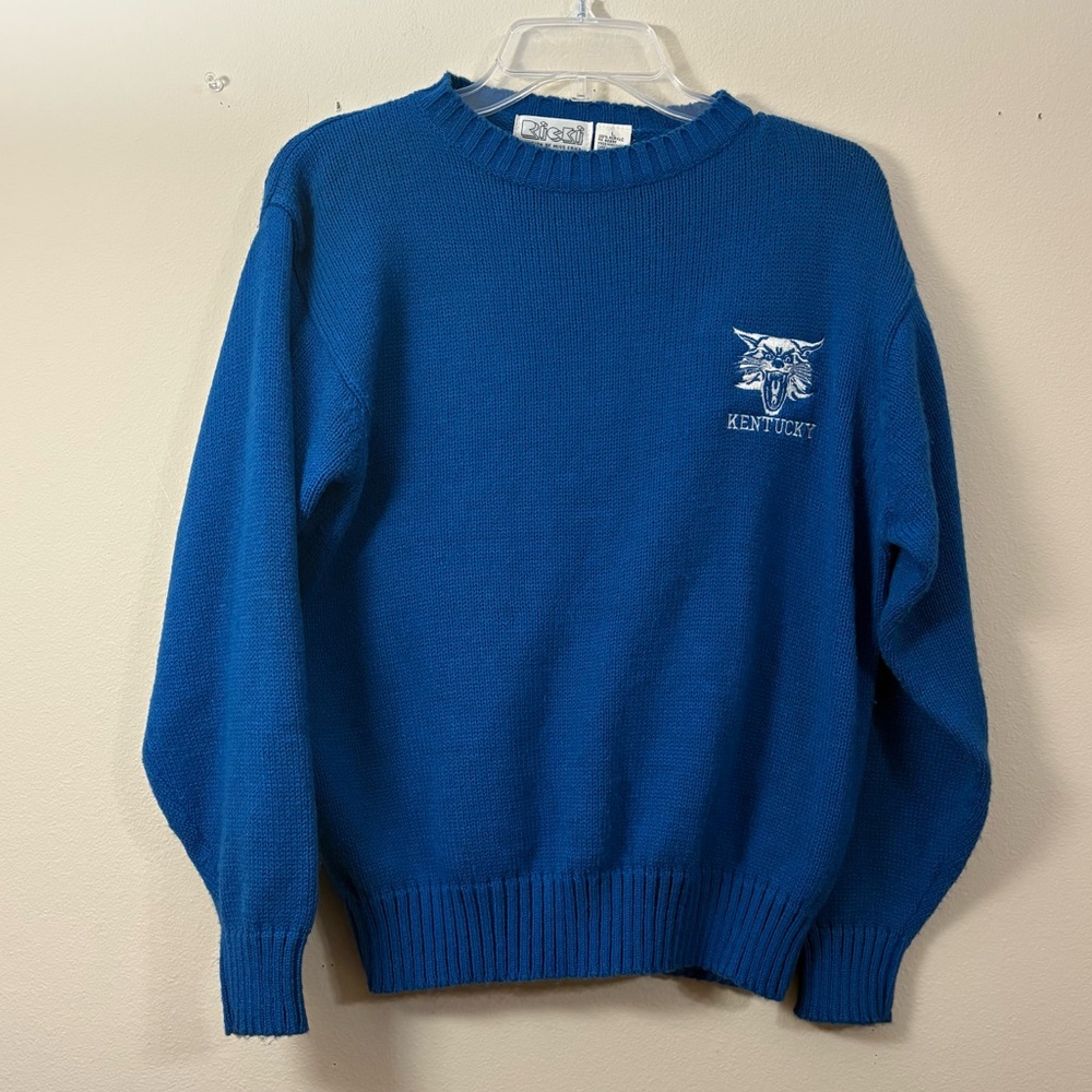 Vintage Ricki University of Kentucky Wildcats sweater women’s L blue cl